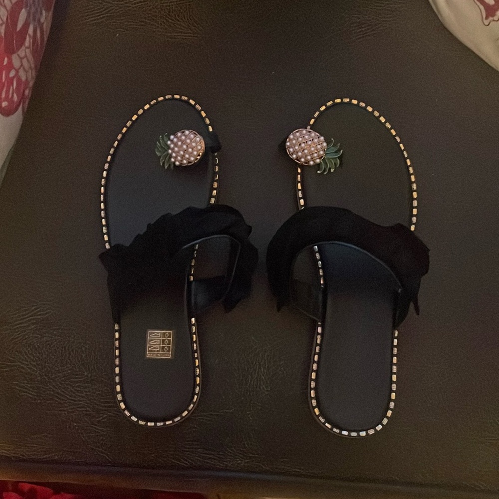 Black Sandals from shein.